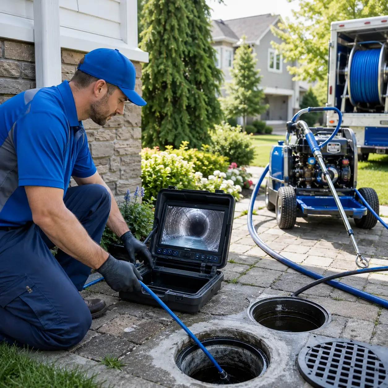 Outdoor drain cleaning professionals serving Lower Peach Tree, AL
