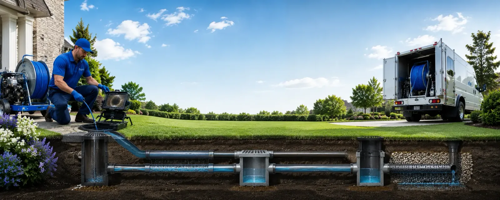 Outdoor drain cleaning information for Lower Peach Tree, AL